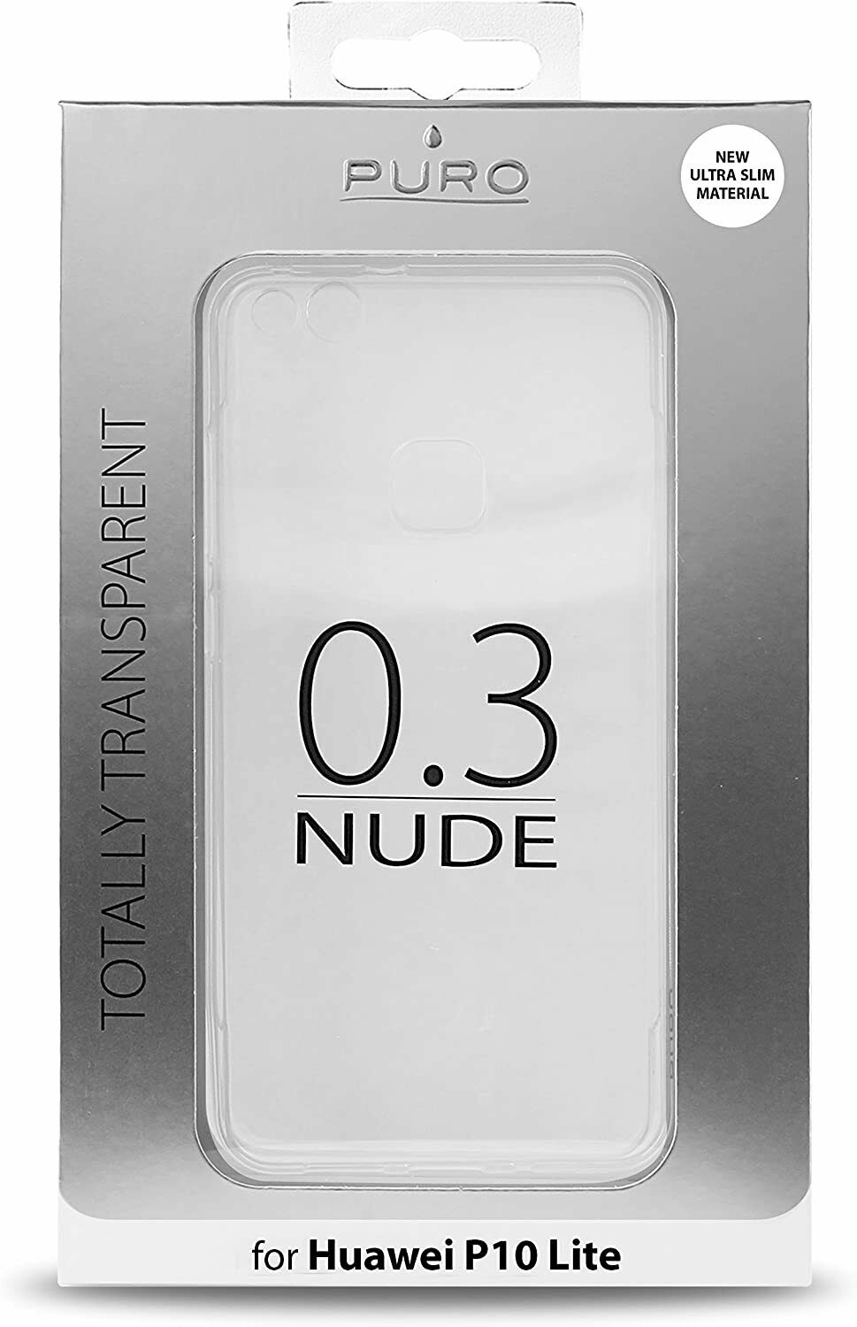 Funda Puro para Huawei P10 Lite Transparente.