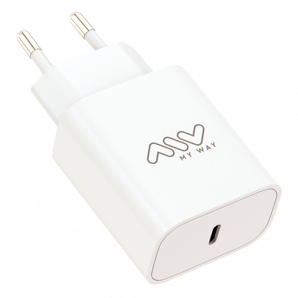 Cargador de Pared Myway Tipo C PD 25W blanco