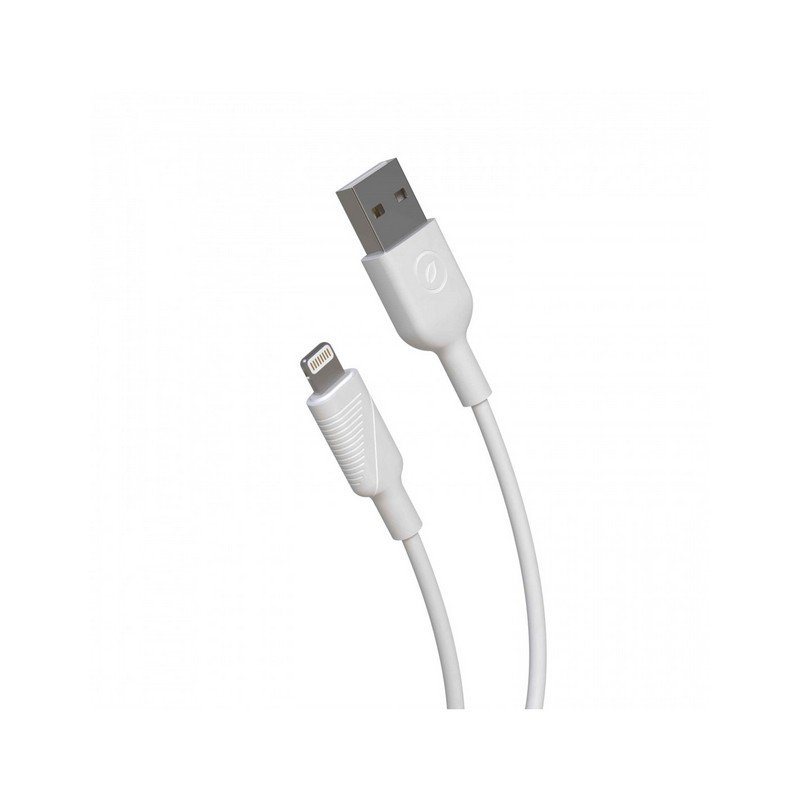 Cable Muvit for change USB a Apple MFI 2,4A 1,2m blanco (NUEVO)