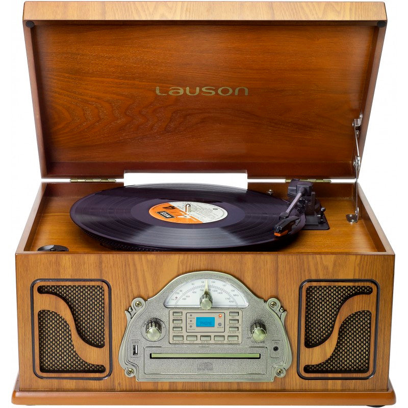 Tocadiscos Lauson IVX22 MP3 Radio Bluetooth Grabación a mp3 Usado *Sin emb.orig*