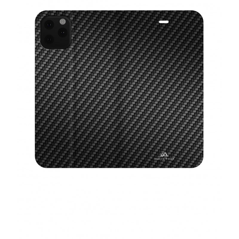 Funda Black Rock para Apple iPhone 11 flex carbon booklet negra.