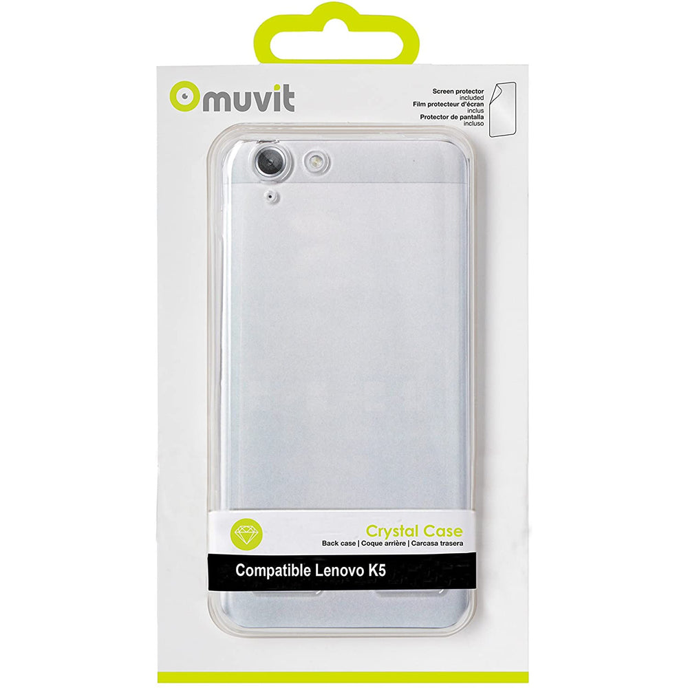 Funda Muvit Cristal para Lenovo K5 transparente