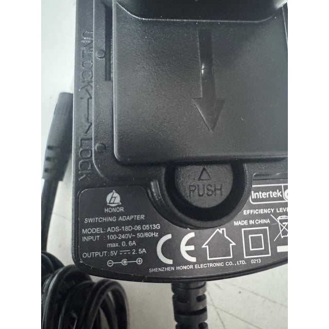 Cargador Original Honor ADS-18D-06 0513G 5V 2.5A para Tablet