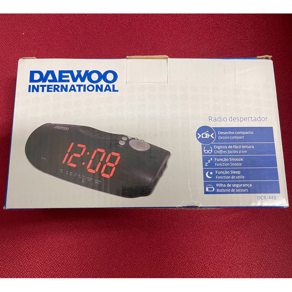 Radio Despertador Digital Daewoo DCR-44B