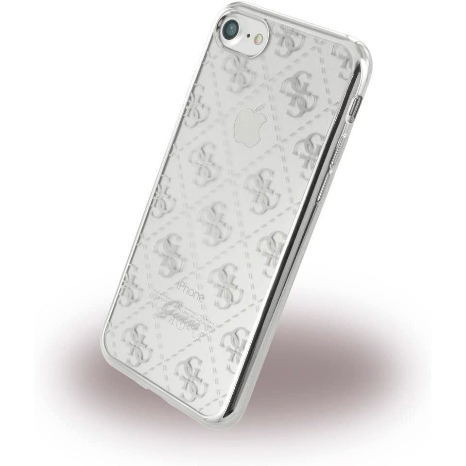 Funda Guess Signature para Apple iPhone 7 color plata