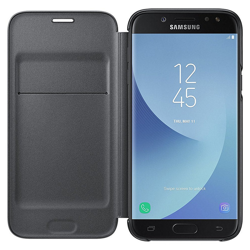 Funda original Samsung Flip Wallet para Samsung Galaxy J5 2017 color negro