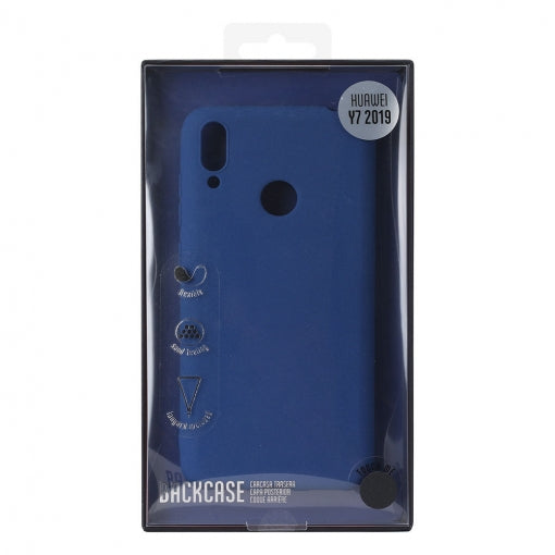 Funda Muvit Life Sand para Huawei Y7 2019 Azul.