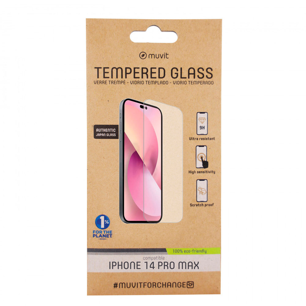 Funda + Protector de Pantalla Muvit for Change para Apple iPhone 14 Pro Max