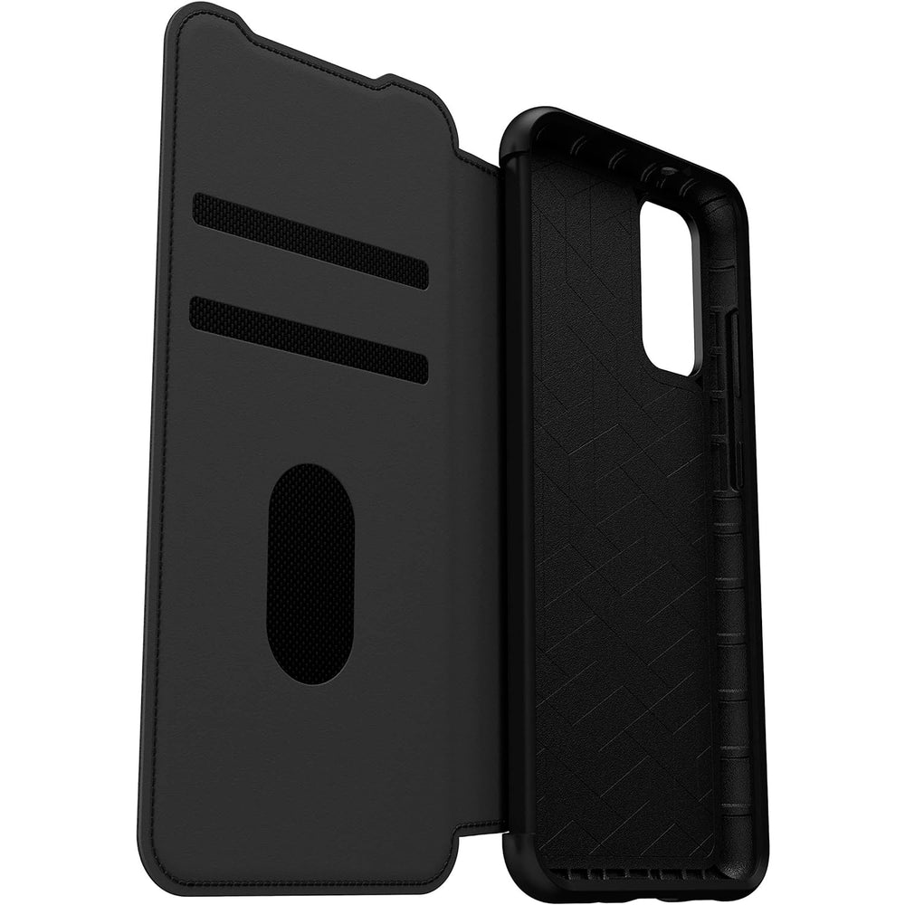 Funda Libro Strada Folio Piel para Samsung Galaxy S20 negro