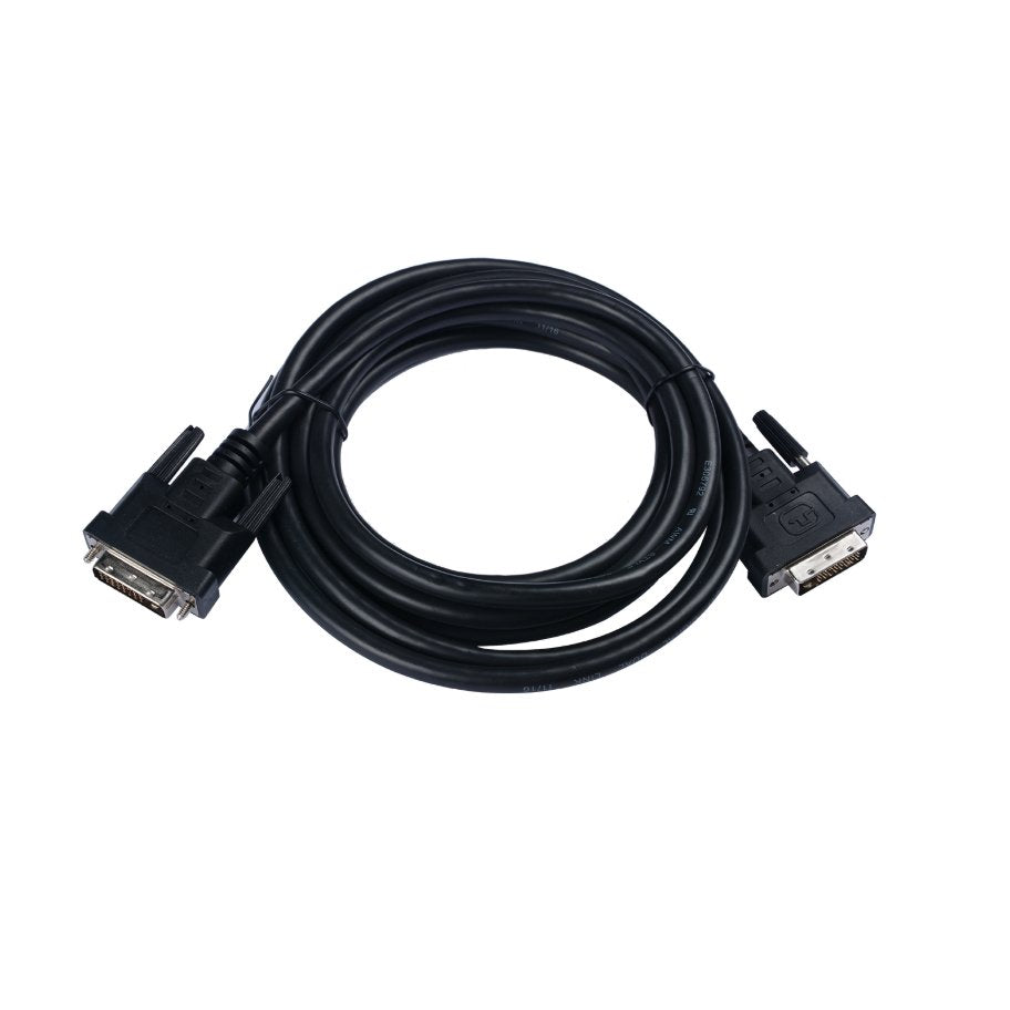 Cable negro de vídeo V7 con conector DVI-D macho a DVI-D macho 3m