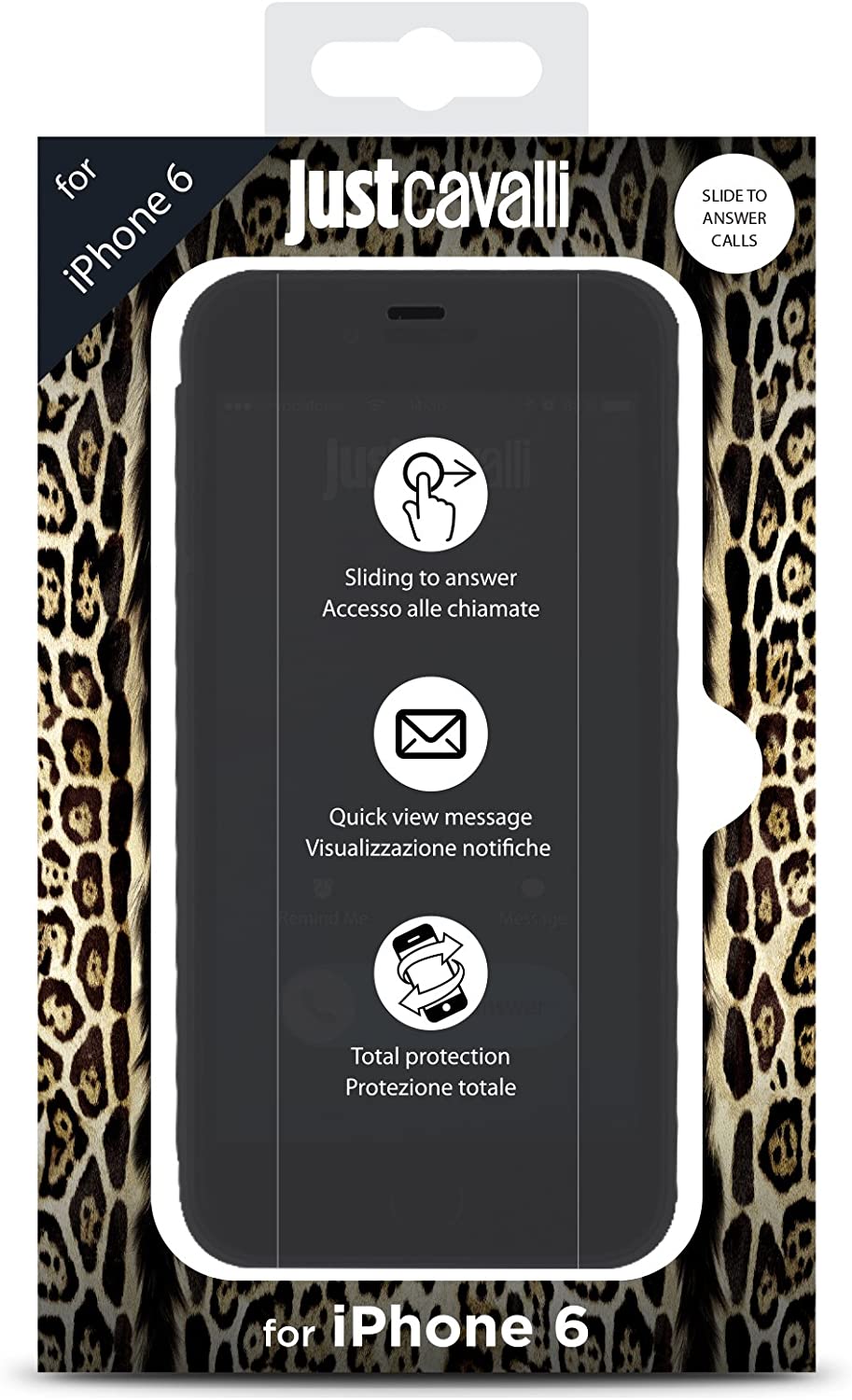 Funda Folio Puro JUST CAVALLI Multicolor para Apple iPhone 6 / 6s.