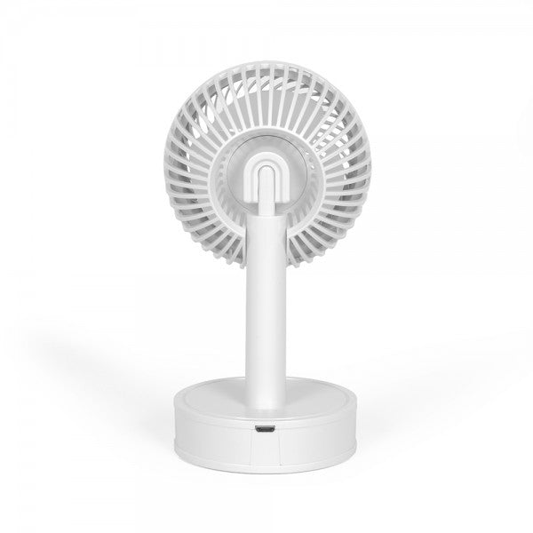 Mini ventilador de sobremesa recargable Livoo TEA310W Blanco