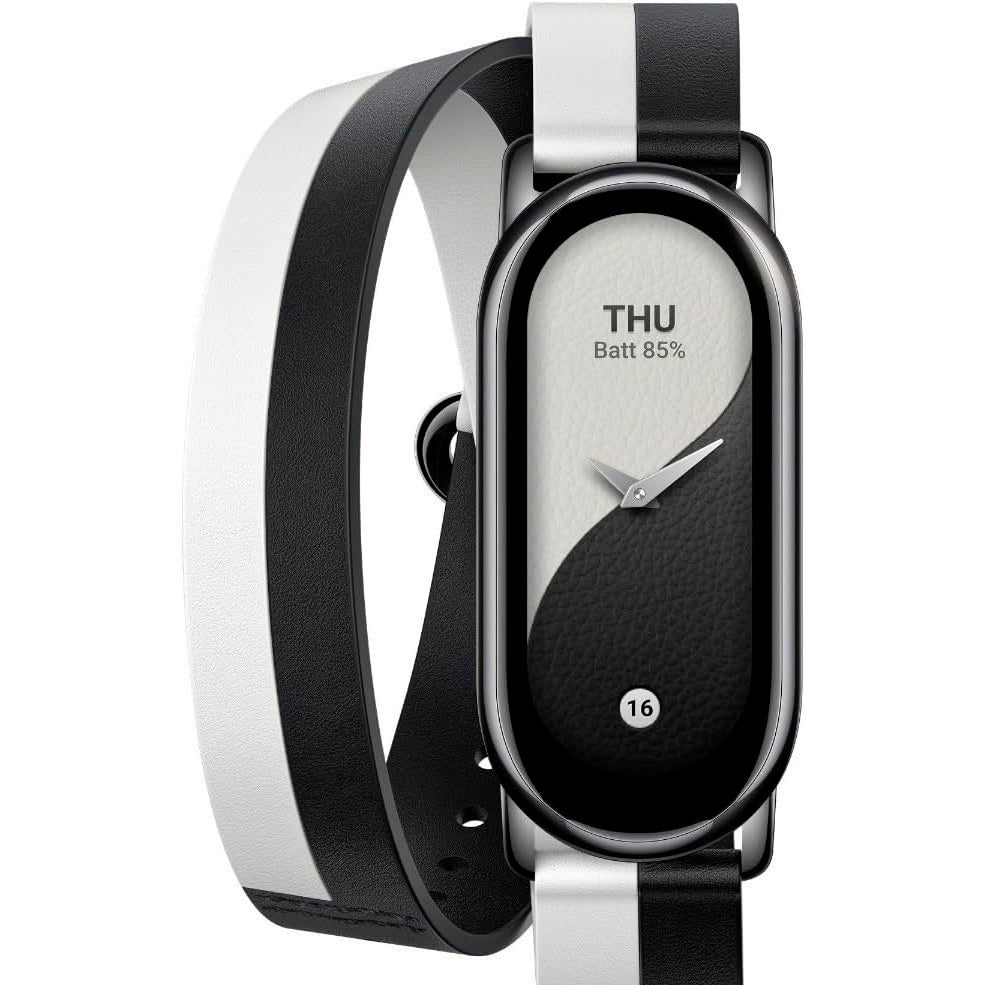 Correa Xiaomi Mi Smart Band 8 Double Wrap Strap Blanco y Negro Usada