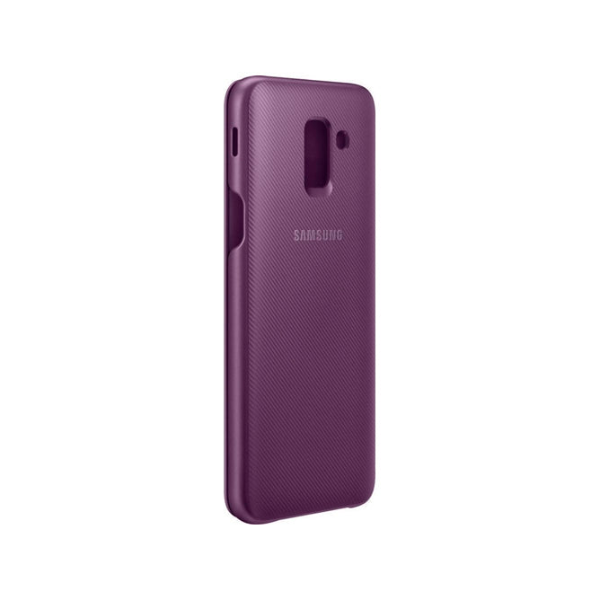 Funda original Samsung Flip Wallet para Samsung Galaxy J6 rosa.
