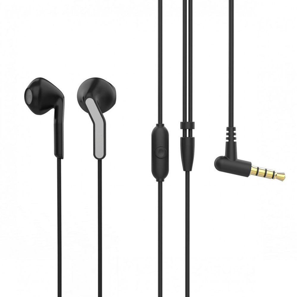 Auriculares estéreo Muvit for Change E56 3.5mm Negro