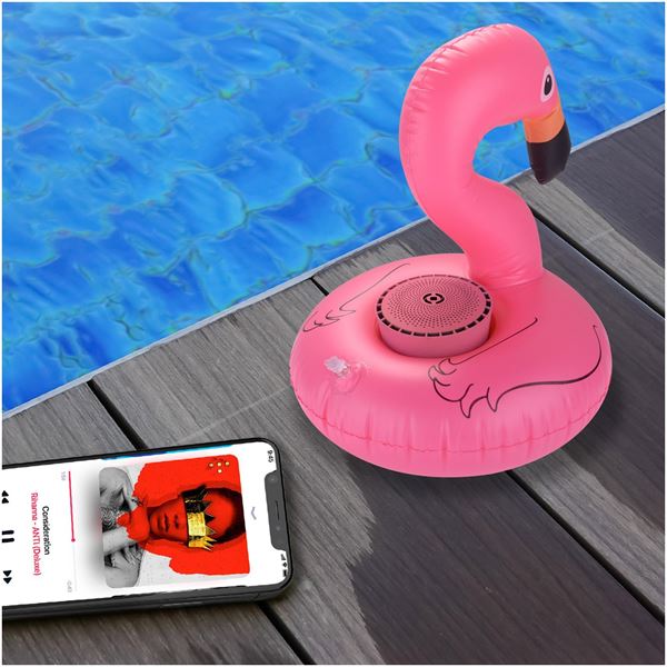 Altavoz inalámbrico Celly POOLFLAMINGO 3W flamingo rosa