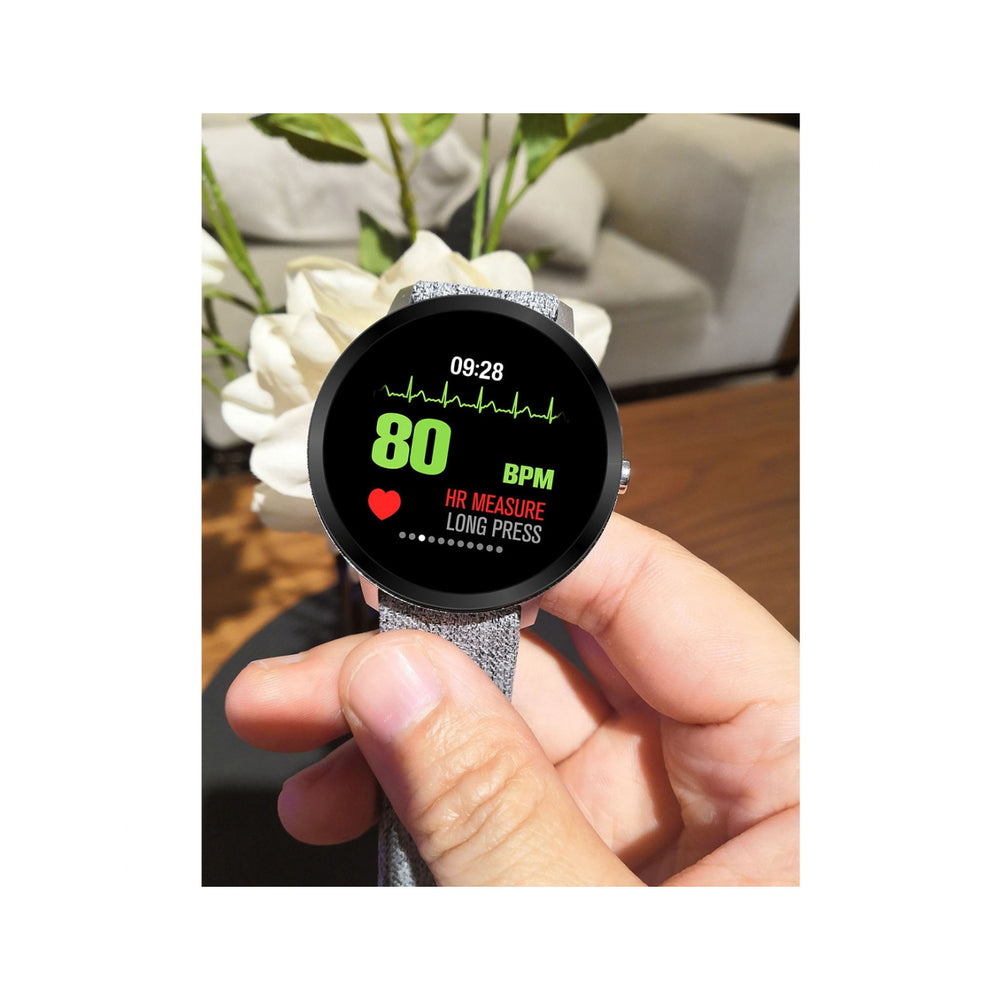 Reloj de Actividad y Salud Muvit iO Health Custom Gris Canvas
