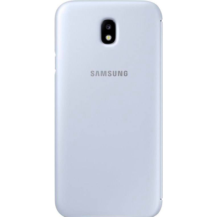 Funda original Samsung Wallet Cover para Samsung Galaxy J7 2017 Billetera Azul