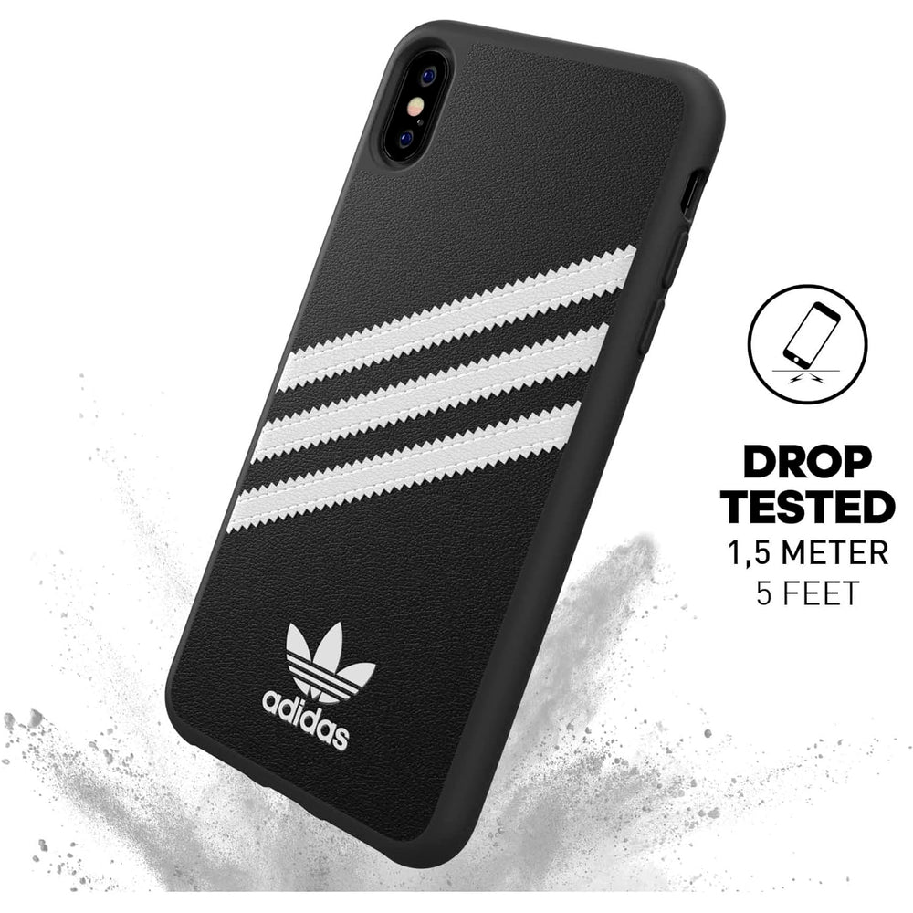 Funda Adidas para Apple iPhone XS MAX Moulded negra/blanca