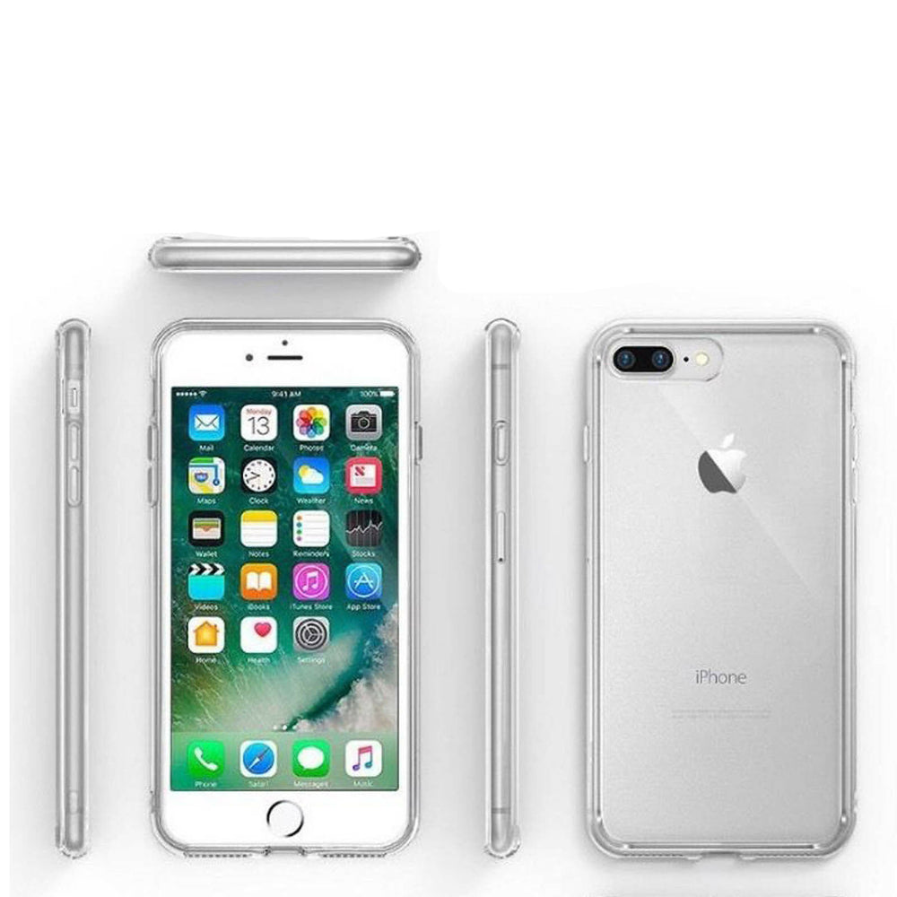 Pack 10 Fundas 100% Gel silicona transparente para Apple Iphone 6.