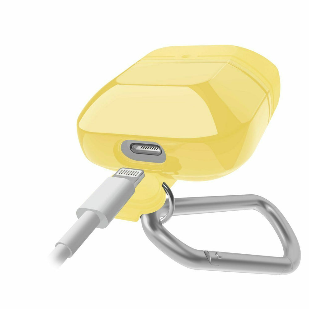 Estuche X-Doria Defense Journey para Air pods 1 y 2 amarillo.