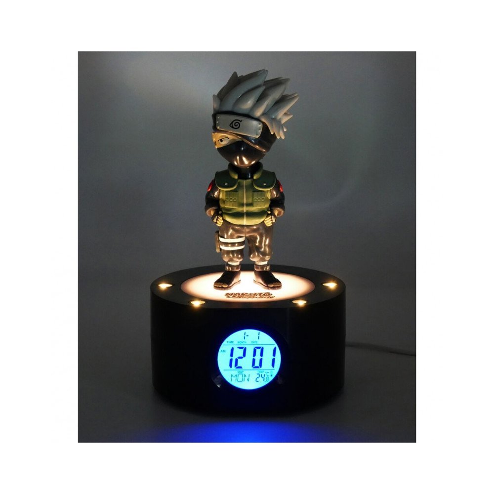 Despertador Teknofun Figura Naruto Shippuden Kakashi Luminoso