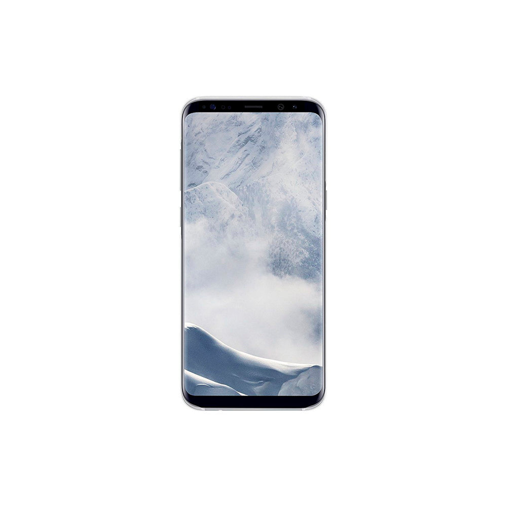 Funda original Samsung Clear View para Galaxy S8 Plus color Plata.