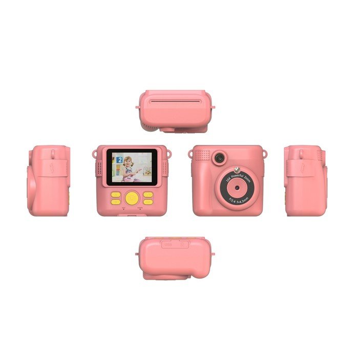 Cámara infantil KidPic de impresión instantánea color rosa