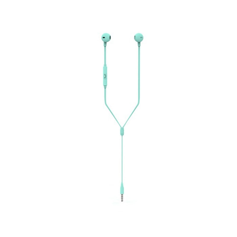 Auriculares Muvit M1C estéreo 3.5mm turquesa.