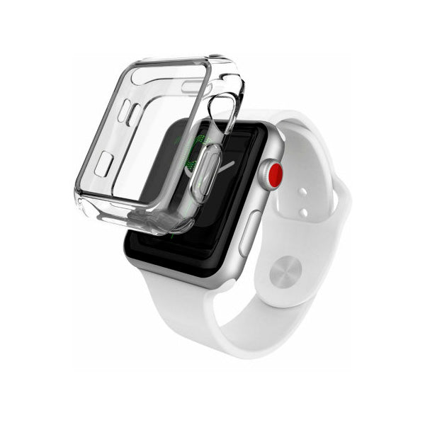 Funda protectora X-Doria Defense Edge 360x Bumper para Apple Watch de 38 mm.