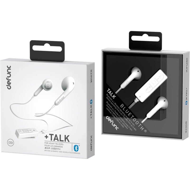 Auriculares DeFunc PLUS Talk Bluetooth blancos