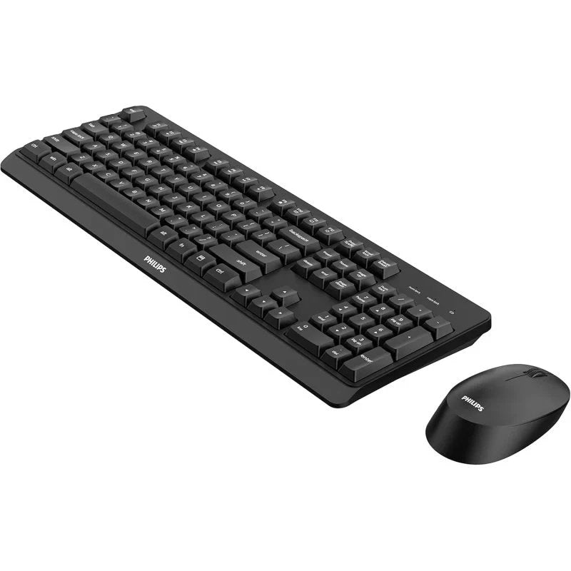 Combinación teclado y ratón USB Philips 3000 series 1600 DPI Inalámbricos Negro