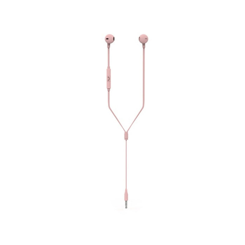 Auriculares Muvit estéreo M1C 3.5mm rosa