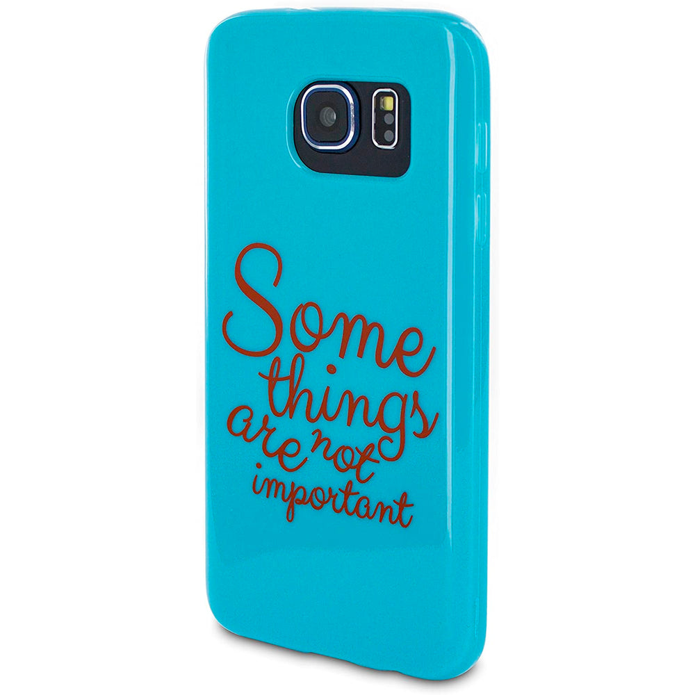 Funda azul Words WOCT030 Some things para Samsung Galaxy S7.