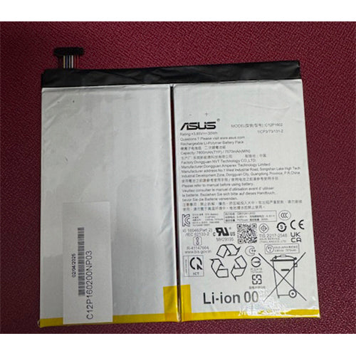 Batería Original Asus para Tablet C12P1602