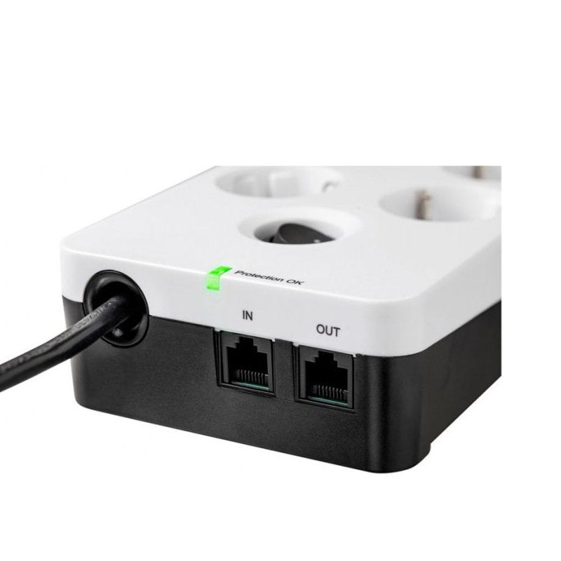 Eaton Protection Box Regleta Protección Sobretensiones 8 enchufes PB8TUD Usado