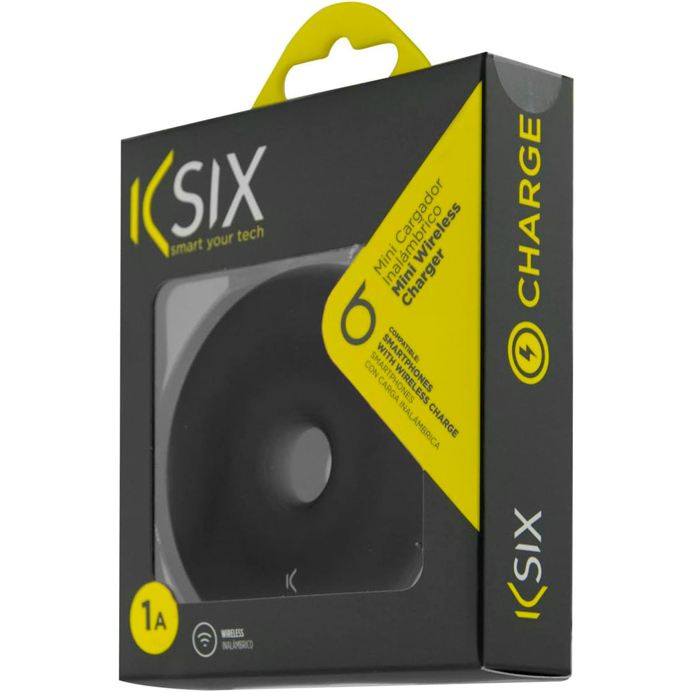 Cargador Inalámbrico Ksix Mini 5W Negro