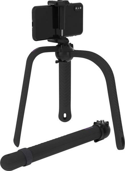 Soporte-Tripode 3 patas Universal Smartphone/Camara Acción ZBAM 3POD negro.