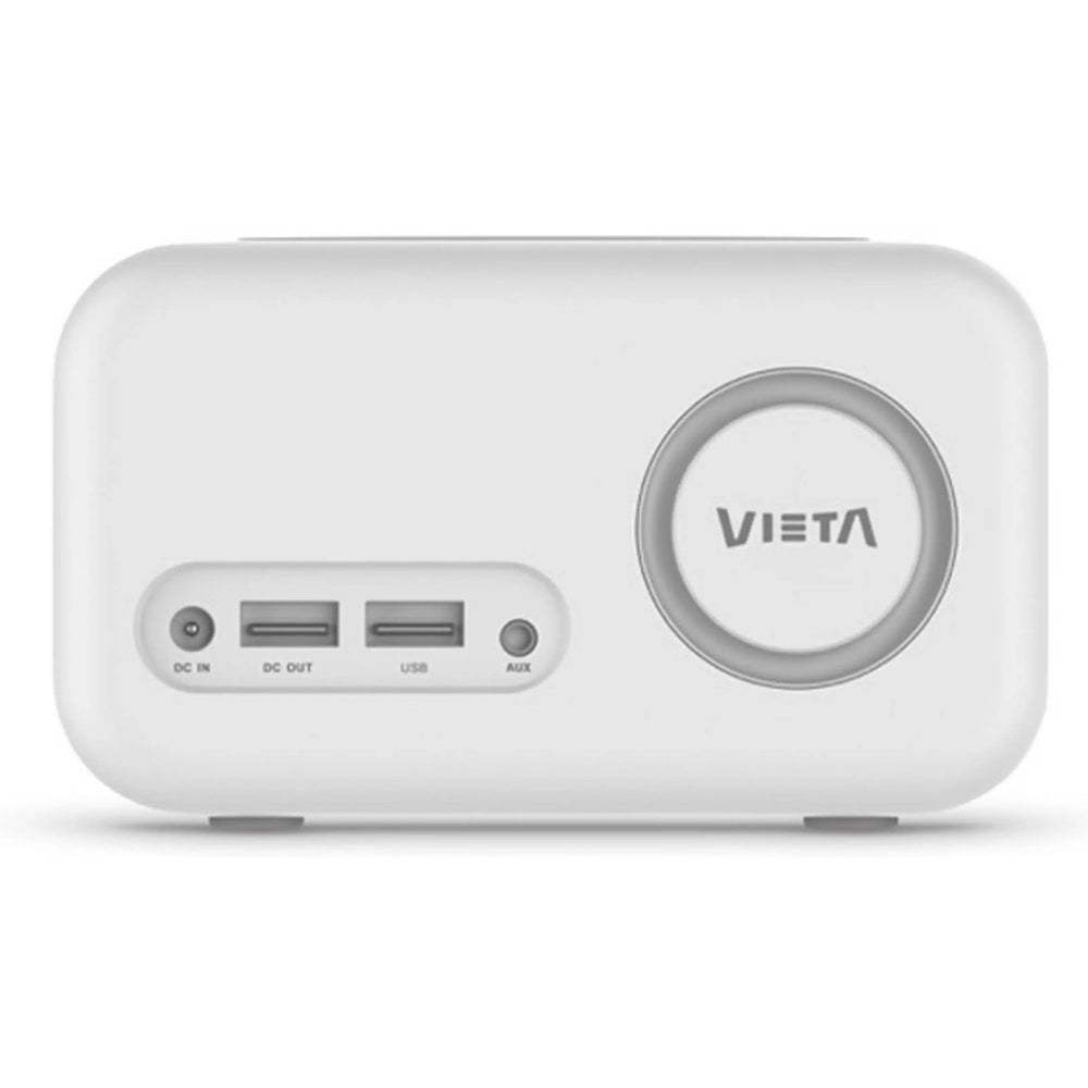 Radio despertador Vieta Pro Wake VH-AQ100WH FM Bluetooth Carga inductiva USB