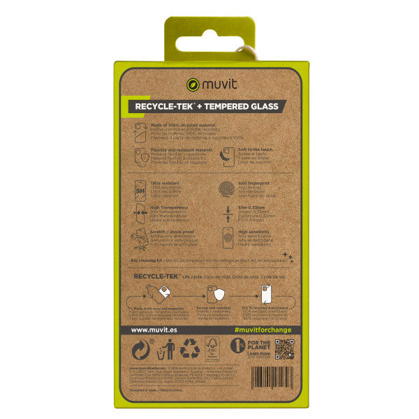 Muvit for change funda Samsung Galaxy S24+protector de pantalla vidrio templado