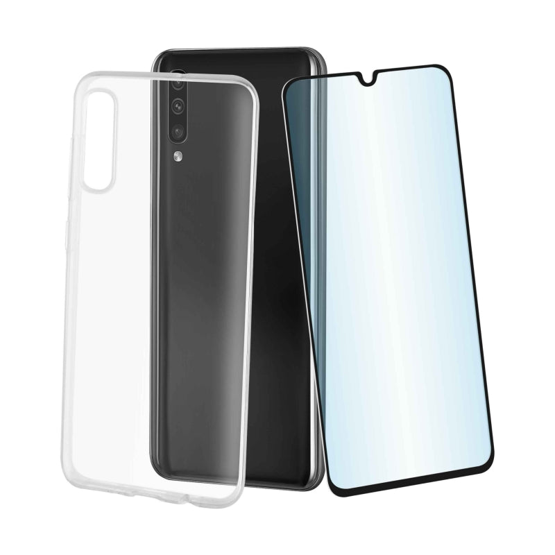 Pack Muvit Samsung Galaxy A90 5G Cristal Soft transparente + protector pantalla
