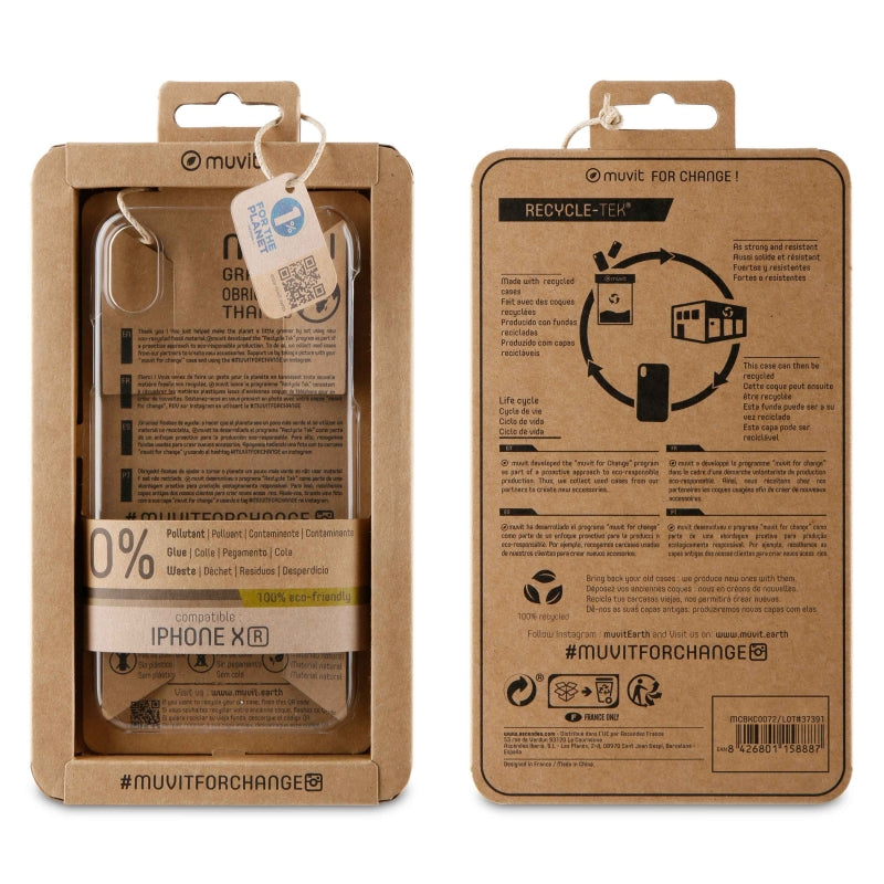 Funda Muvit for change para Samsung Galaxy S20 Plus recycletek transparente