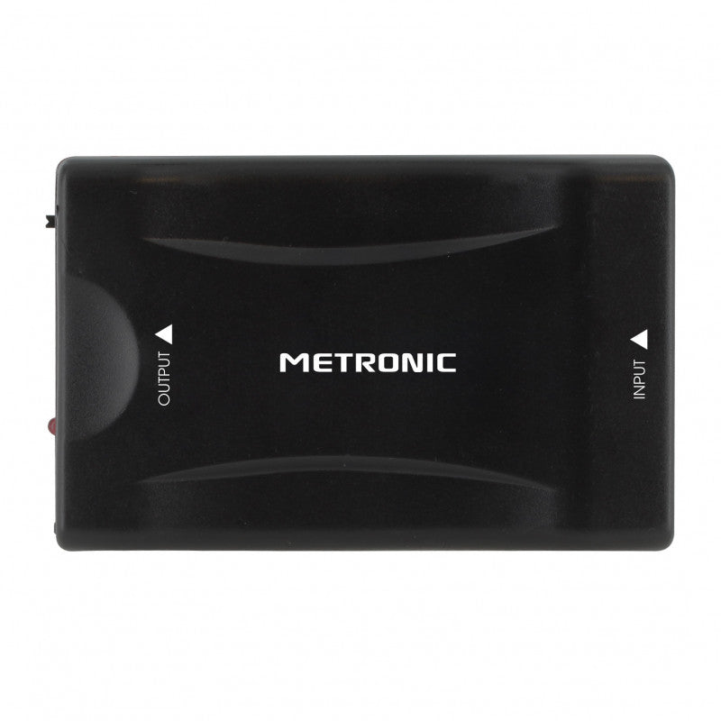 Convertidor video Metronic Euroconector a HDMI Negro **Embalaje dañado**