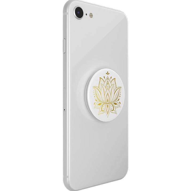 PopSockets soporte adhesivo Golden Prana Blanco