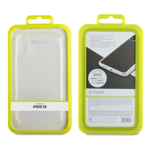 Carcasa Muvit Cristal Soft para Apple iPhone XR ultra fina transparente