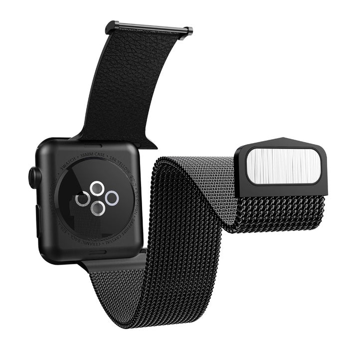 Correa de malla híbrida X-Doria xRaptic Hybrid para Apple Watch de 38/40mm Negra