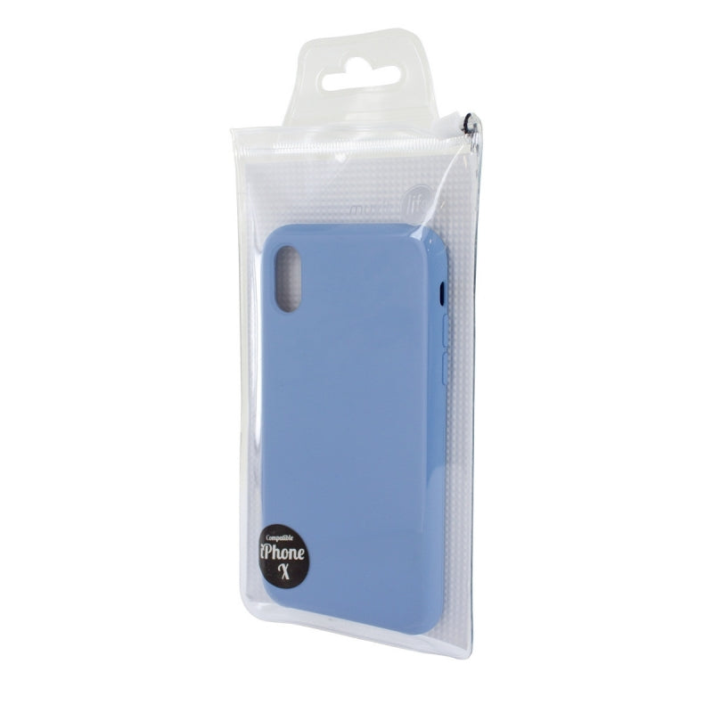Carcasa Muvit Life para Apple iPhone Xs/X Liquid azul.