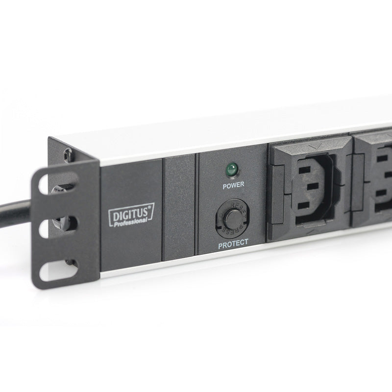 Regleta alimentación Digitus 19» 10 tomas cable de 2 metros