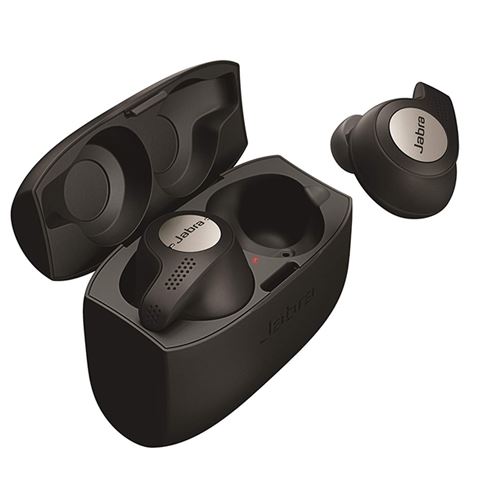 Auriculares Jabra Elite 65t ACTIVE Wireless Titanio Usado *Falla auricular derecho*