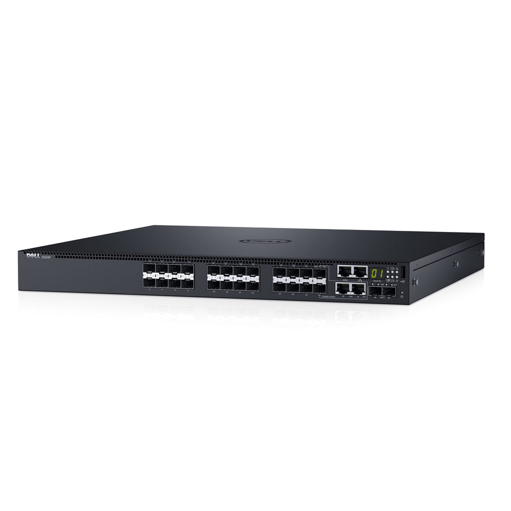 DELL PowerConnect S3124F Gestionado L2/L3 Ninguno 1U Negro.